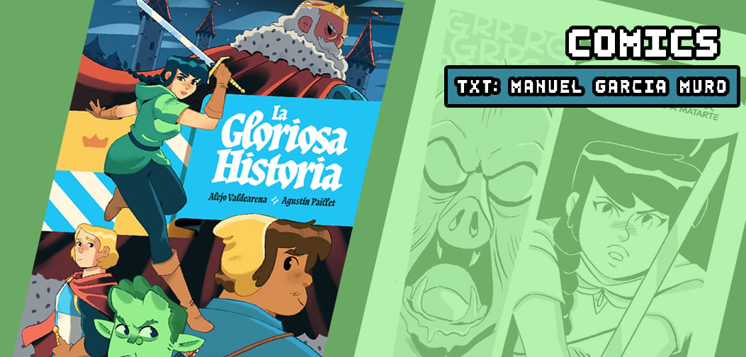 Portada de La Gloriosa Historia, historieta de Alejo Valdearena y Agustín Paillet