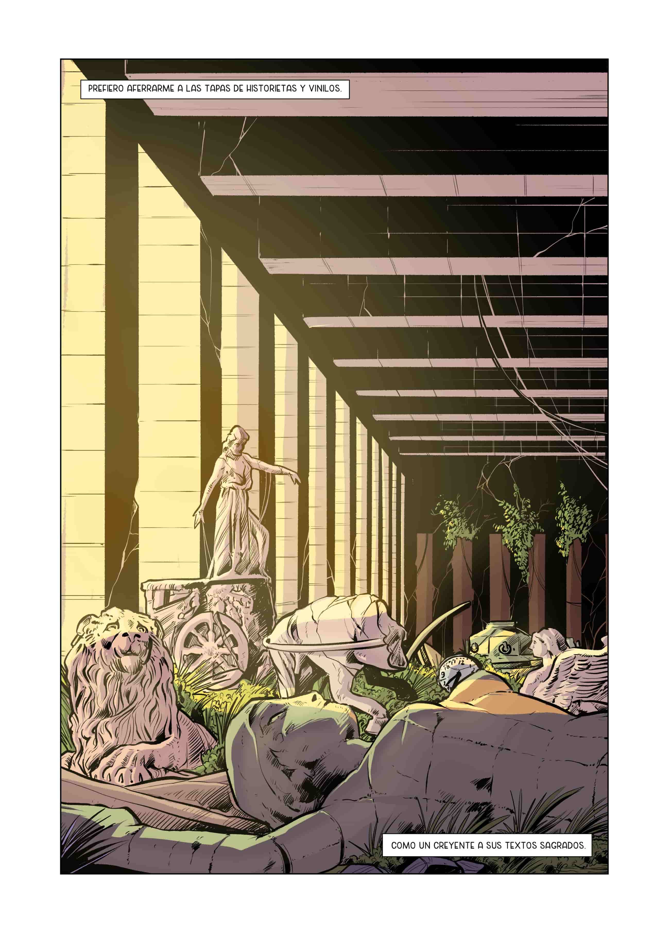 Imagen de Tango Pulp, historieta de ciencia ficción de Daniel Basilio y Willy Amaru editada por Multiversal
