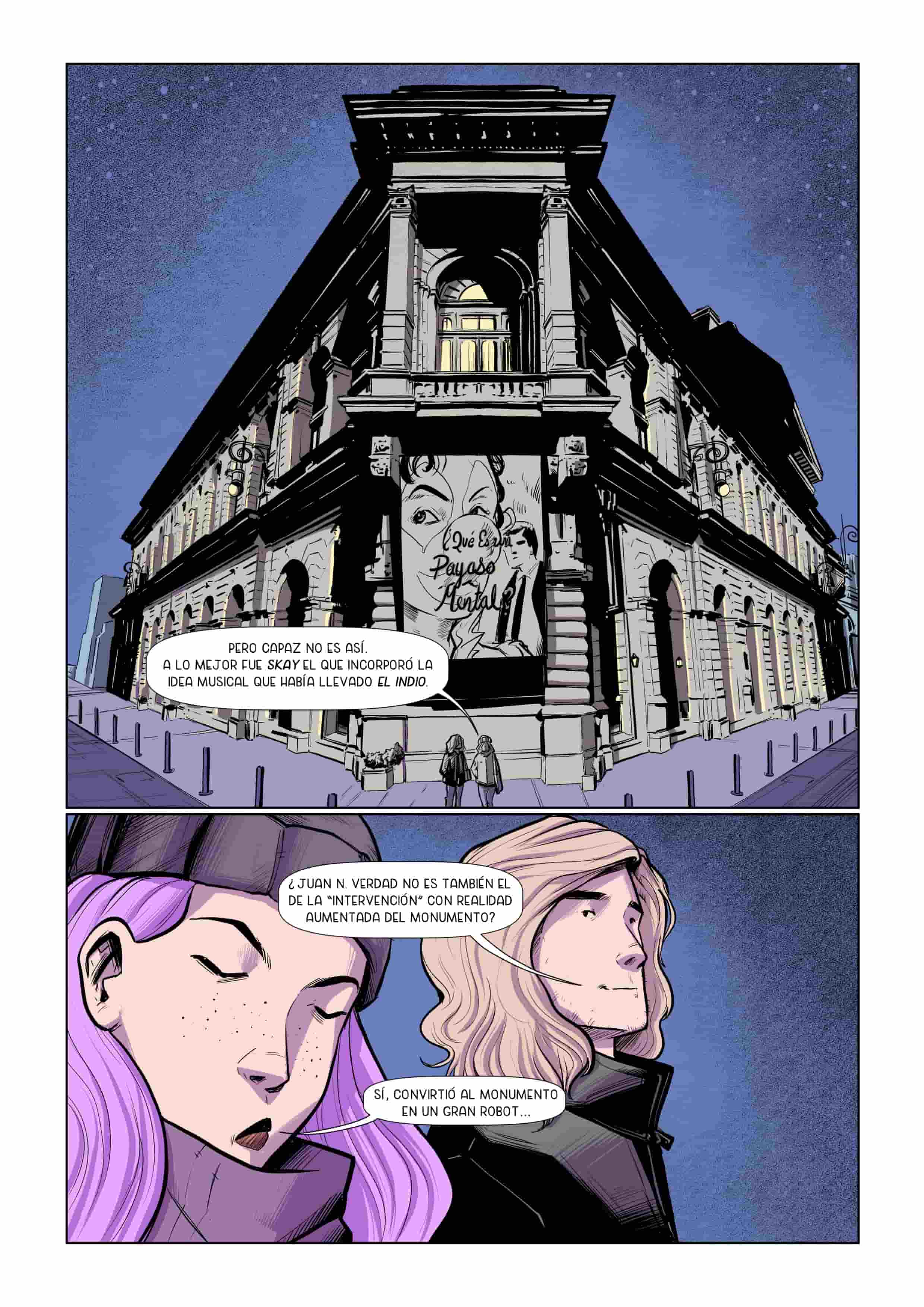 Imagen de Tango Pulp, historieta de ciencia ficción de Daniel Basilio y Willy Amaru editada por Multiversal